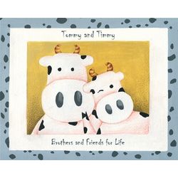 Brothers and Friends Personalized Art Print