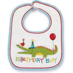 Birthday Boy Alligator Bib