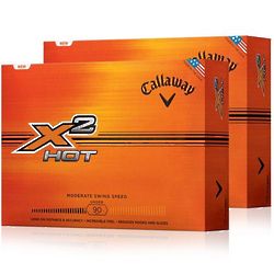 Personalized X2 Hot Double Dozen Golf Balls