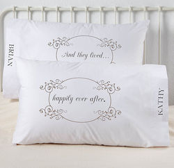 Happily Ever After Personalized Pillowcase Set