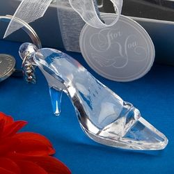 Cinderella Glass Slipper Keychain Favor