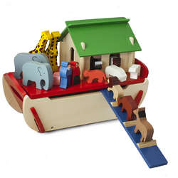 Wooden Noah's Ark Toy
