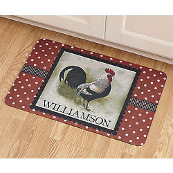 Personalized Rooster Doormat