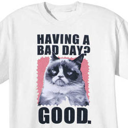 Having A Bad Day Grumpy Cat T-Shirt
