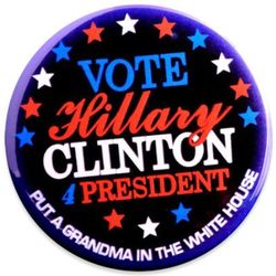 Put A Grandma in the White House Hillary Button