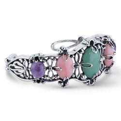 Bright Stones Cuff Bracelet