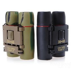 Mini Fold Binoculars with Camouflage Finish