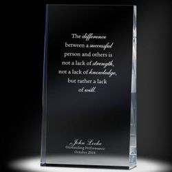 Leadership Glass Wedge Award