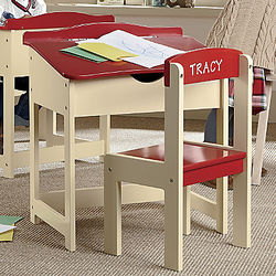Personalized Child's Desk And Chair