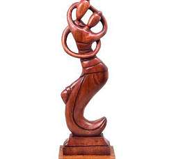 Lovers' Dance Wood Sculpture