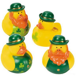 12 St. Patrick's Day Rubber Duckies