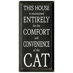 Convenience of the Cat Plaque