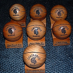Personalized Wood Mini Basketball