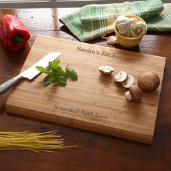 You Name It Personalized Bamboo Cutting Board