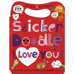 Sticker Doodle I Love You Activity Book