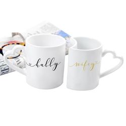 Hubby & Wifey 10 Oz. Coffee Mug Set