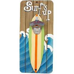 Surf's Up Bottle Opener Wall Plaque