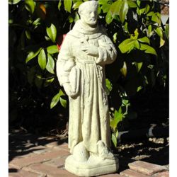 Vintage Small St. Francis Garden Statue