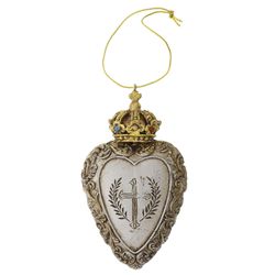 Heart of Mary Glass Ornament