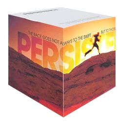 Persistence Runner Self-Stick Note Cube
