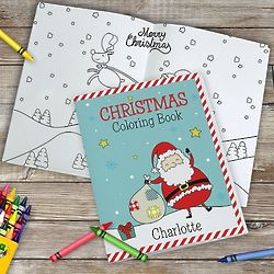 Personalized Christmas Coloring Book
