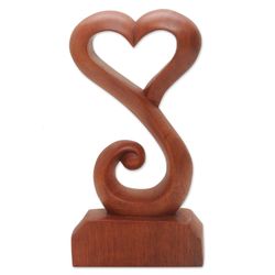 Tangled Love Wood Statuette