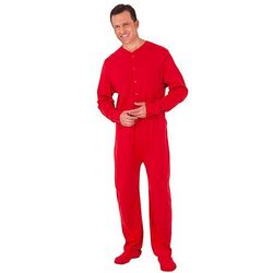 Red Dropseat Pajamas for Men