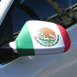 Mexico Car Mirror Bra Cover