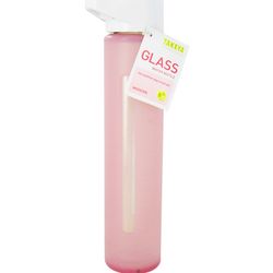 Modern Ice Pink Glass Water Bottle