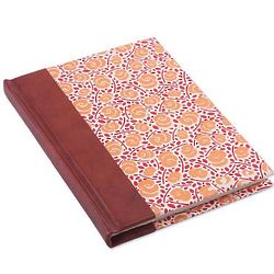 Sunny Blossoms Handcrafted Leather Journal