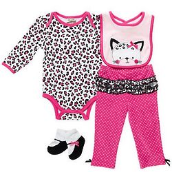 Kitty Cat Ruffle Clothes Gift Set