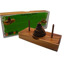 Tower of Hanoi Wooden Brain Teaser Puzzle