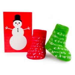 Baby's Merry Christmas Socks