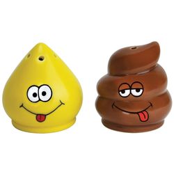 Tinkle and Turd Salt and Pepper Shakers