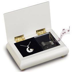 Granddaughter, I Love You to the Moon & Back Pendant & Music Box
