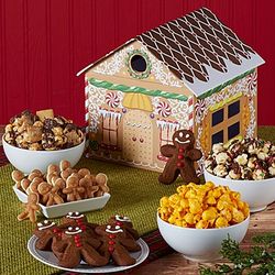 Gingerbread House Treats Gift Box