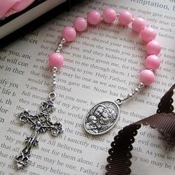 Baby's Pink Pocket Rosary