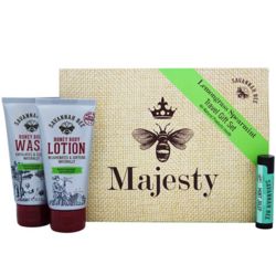 Lemongrass Spearmint Majesty Skin Care Travel Gift Set