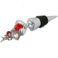 Red Hearts Theme Wine Bottle Stopper