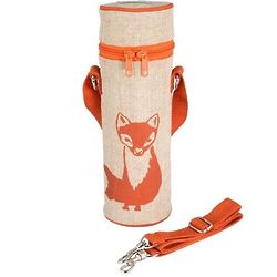 Orange Fox Insulated Water Bottle Bag