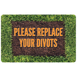 Please Replace Your Divots Doormat
