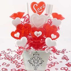 Hearts for U Lollipop Bouquet for Valentine's Day