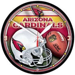 Arizona Cardinals Round Wall Clock