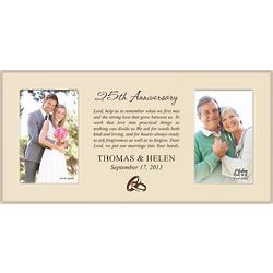 Anniversary Personalized Dual Picture Frame