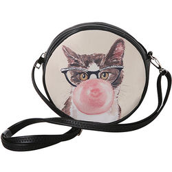 Bubble Gum Kitten Crossbody Bag