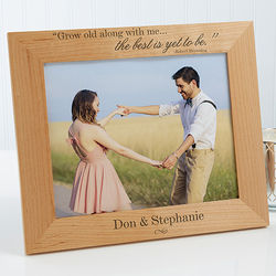 The Best Is Yet To Be Personalized Picture Frame