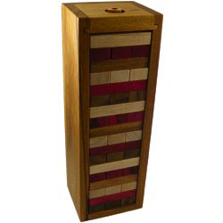 Triple Color Jumbling Tower Classic Wooden Game