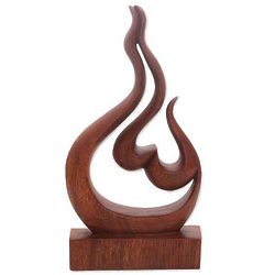 Lover's Passion Wood Sculpture