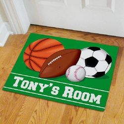 Personalized Sports Fan Doormat