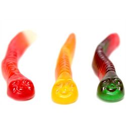 Assorted Fruit Gummy Worms